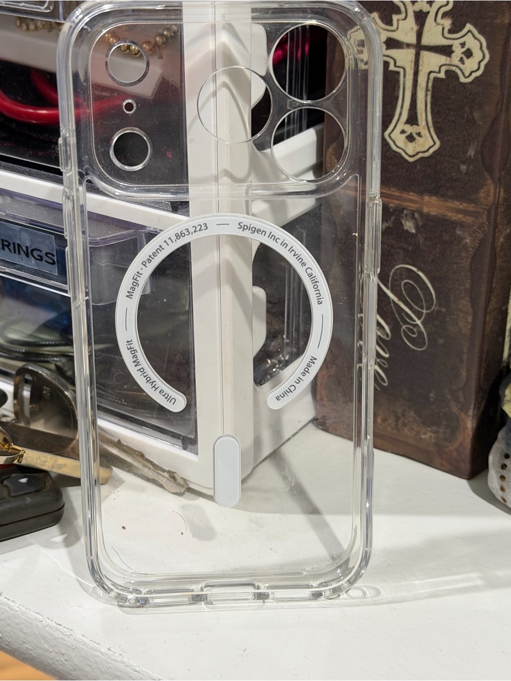 Spigen Clear MagFit Compatible iPhone 17 Case - Transparent